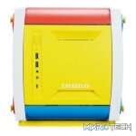 InWin Explorer RGB Modular Tempered Glass Mini-Tower Mini-ITX Case  Justice White - Image 4